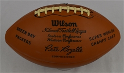 Green Bay Packers 1967 Super Bowl Championship Team Signed Football w/47 Signatures & Original Box JSA LOA