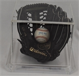 Kirby Puckett c. 1991-93 Minnesota Twins Game Used Baseball Glove in Display Case w/Puckett Family Provenance