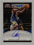 Steph Curry 2012-13 Autographed Panini Threads Basketball Card