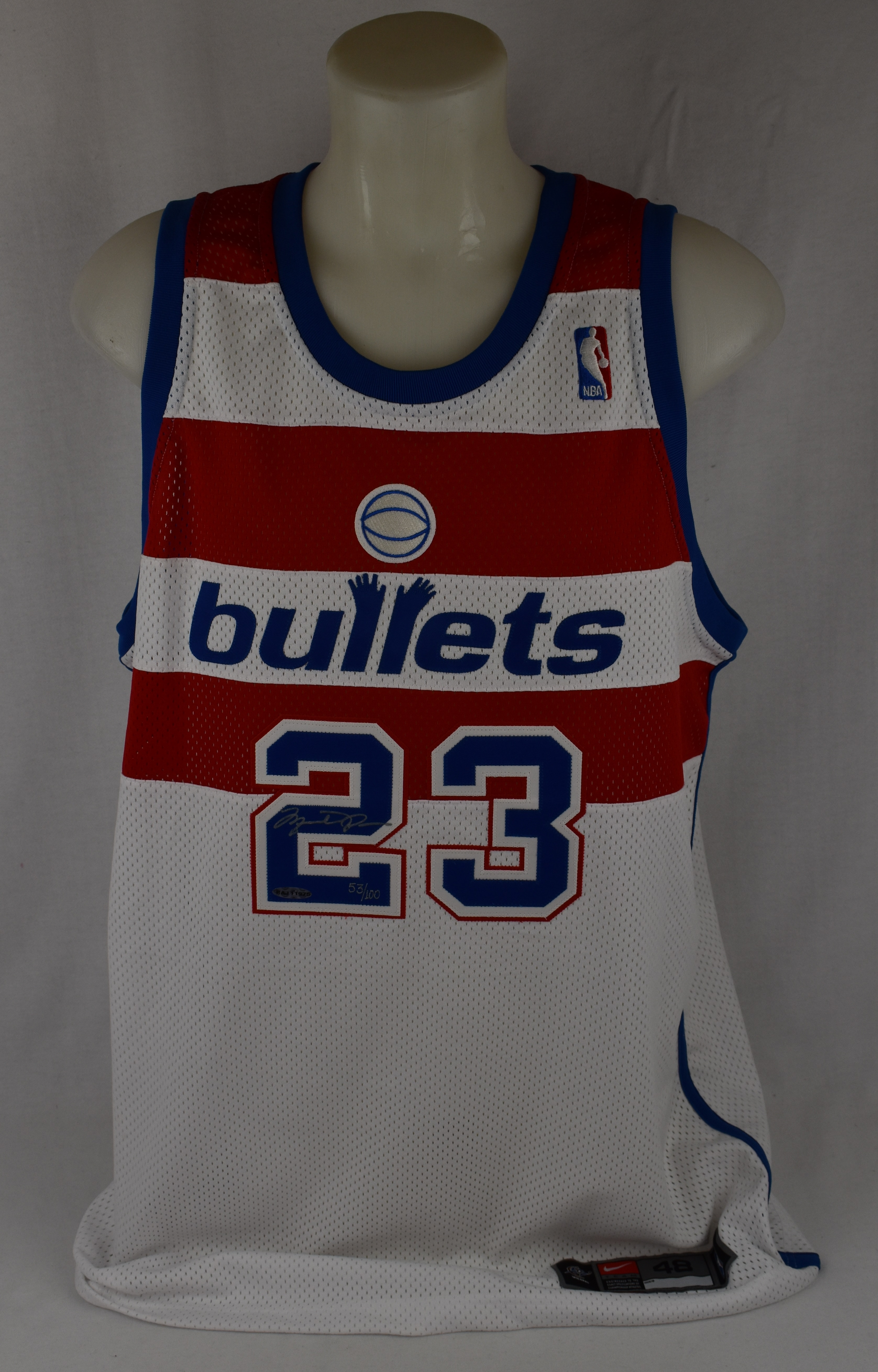 Michael Jordan Authentic Washington Wizards and Bullets Nike