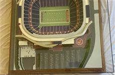 Rare Minnesota Vikings Renovation Model of The Metrodome  