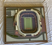 Rare Minnesota Vikings Renovation Model of The Metrodome  