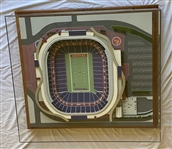 Rare Minnesota Vikings Renovation Model of The Metrodome  