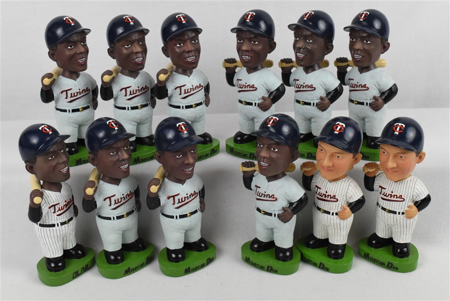 Tony Oliva & Harmon Killebrew Lot of 10 Unsigned Bobbleheads w/Puckett Family Provenance
