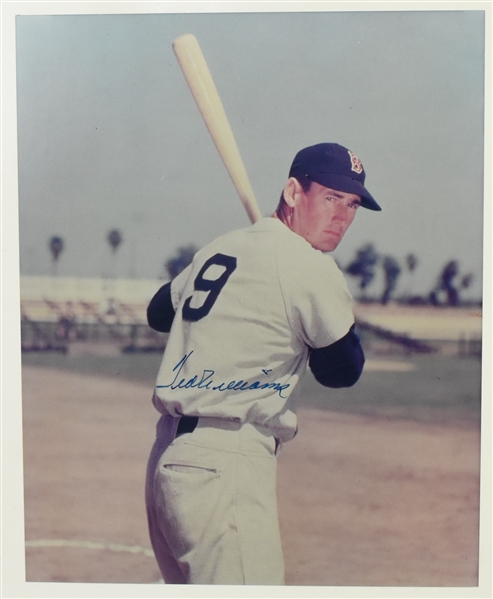 Ted Williams Autographed 16x20 Photo