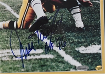Green Bay Packers Autographed Framed 16x20 Sweep Photo w/Jim Taylor