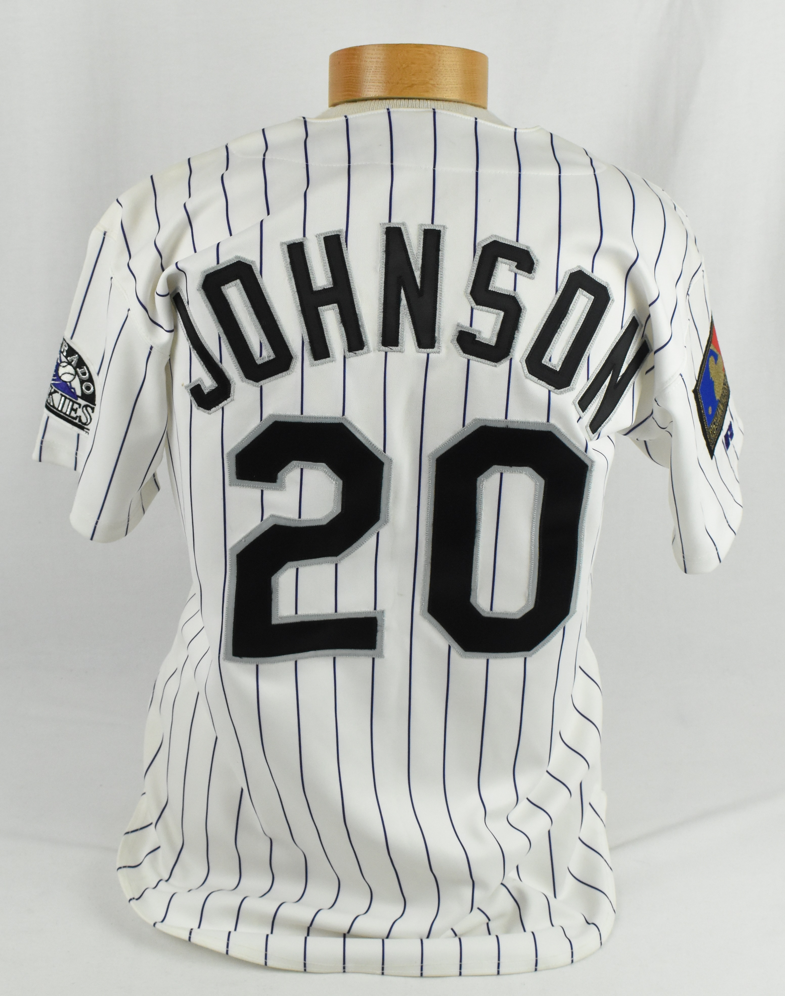 Lot Detail - Howard Johnson 1994 Colorado Rockies Game Used & Autographed  Jersey