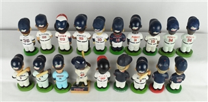 Collection of 19 Minnesota Twins Bobbleheads