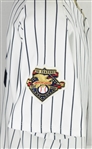 Derek Jeter 2001 New York Yankee Game Used Home Jersey w/Dave Miedema LOA & Delbert Mickel Provenance