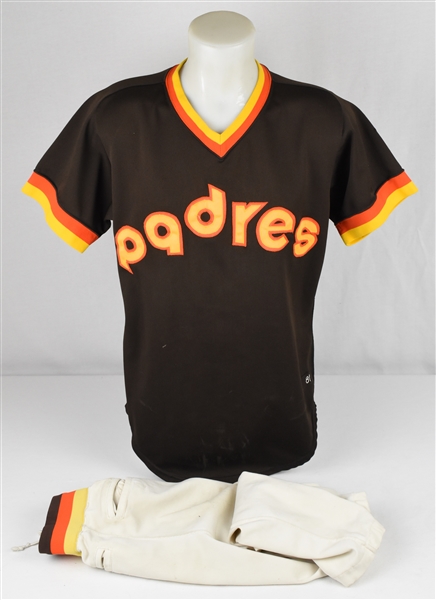 Ozzie Smith 1981 San Diego Padres Gamed Used Jersey *Photomatched by Sports Investors Authentication*