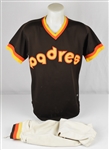 Ozzie Smith 1981 San Diego Padres Gamed Used Jersey *Photomatched by Sports Investors Authentication*