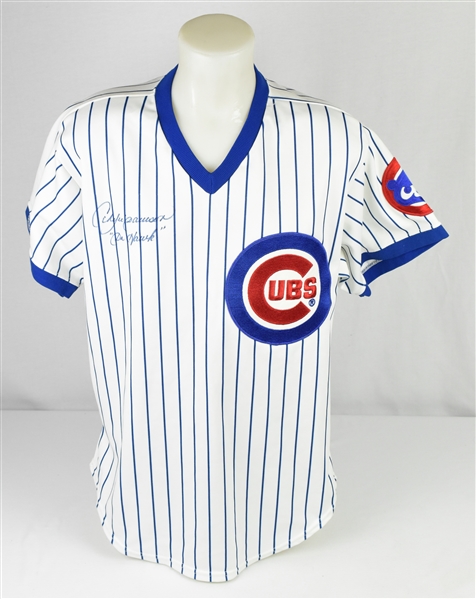 Andre Dawson 1987 Chicago Cubs Game Used & Autographed "MVP Season" Jersey w/Dave Miedema LOA