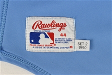 George Brett 1990 Kansas City Royals Game Used Full Uniform w/Dave Miedema LOA