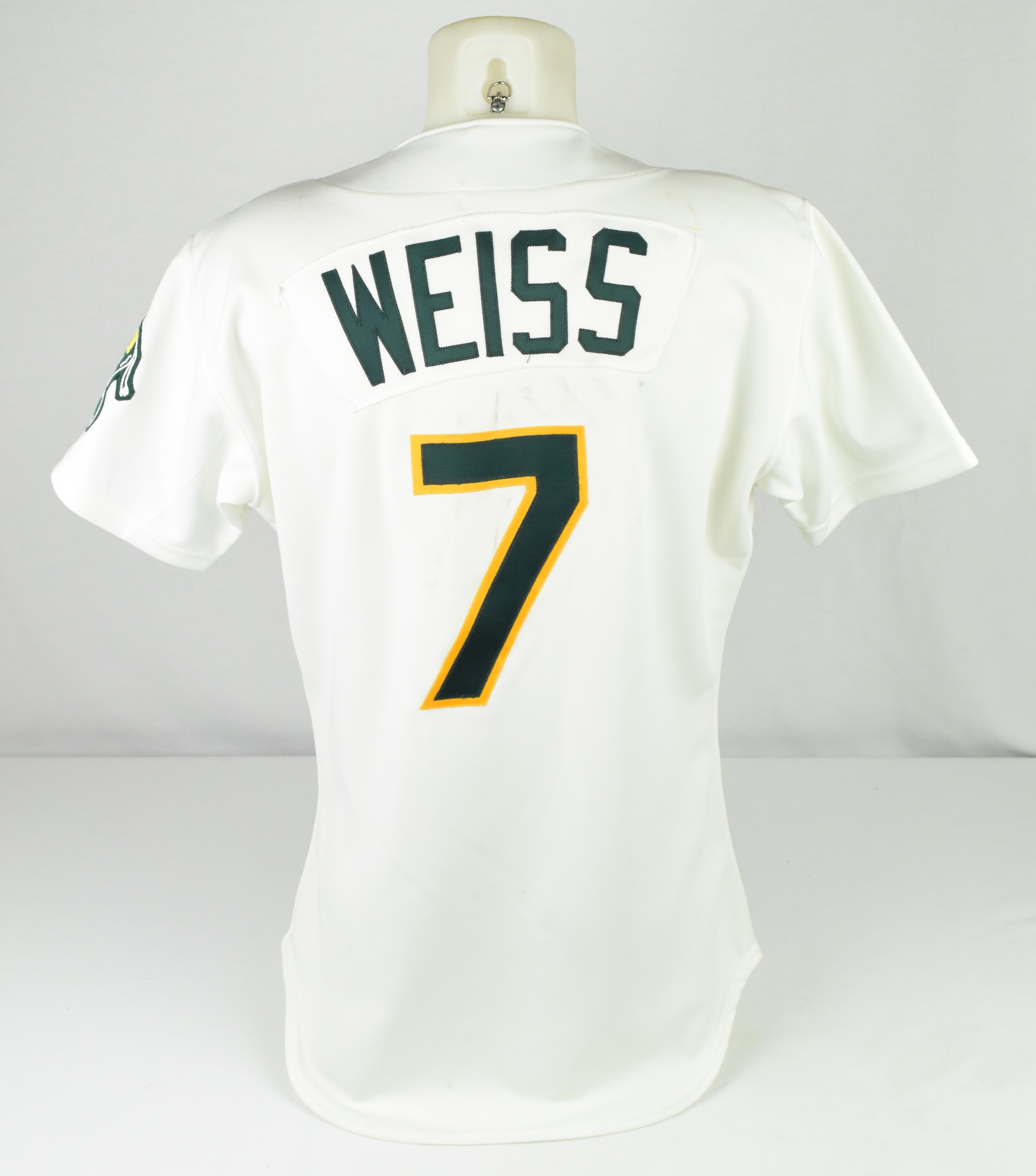 Lot Detail - Walt Weiss 1988 Oakland Athletics Game Used Jersey w/Dave  Miedema LOA