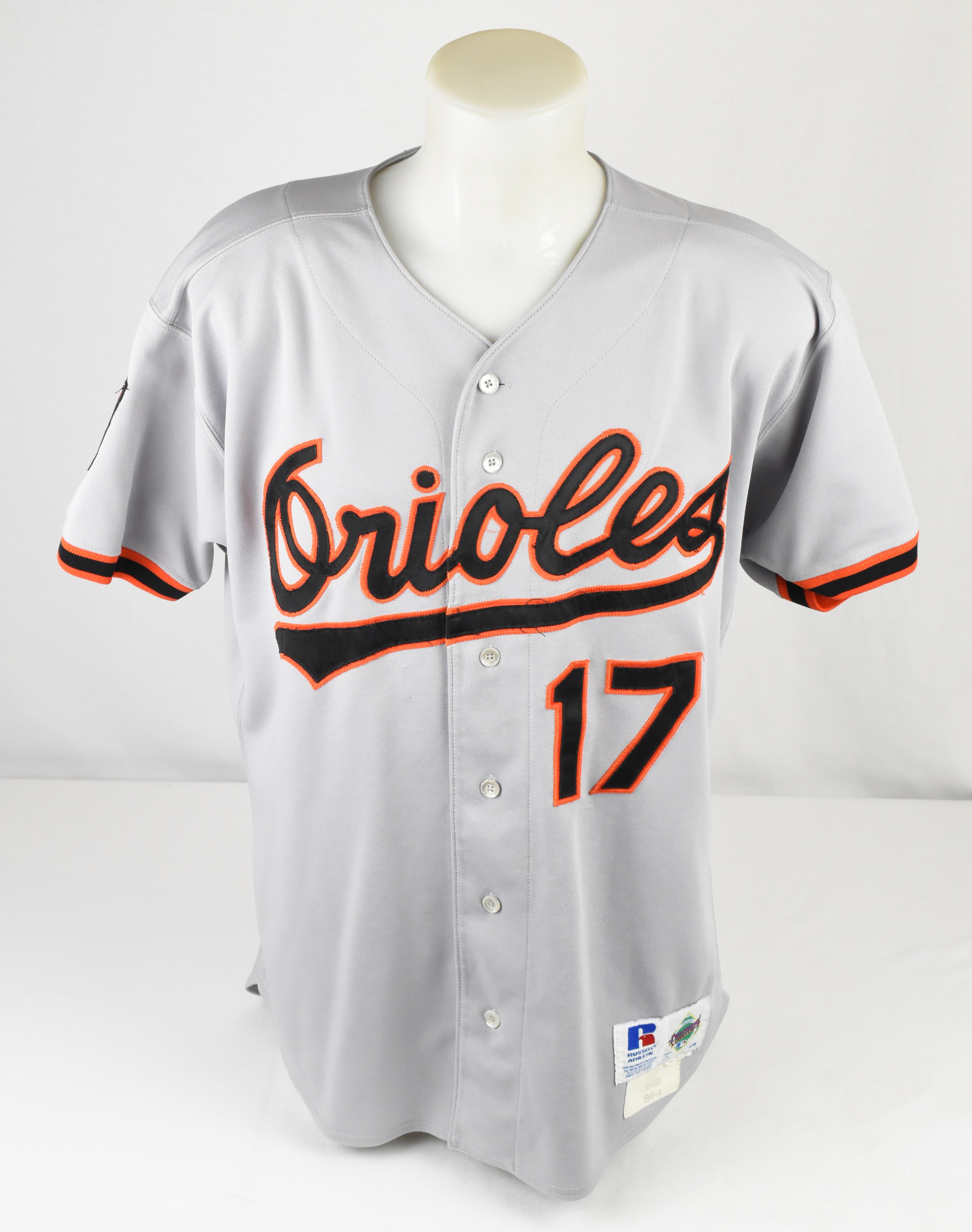 Lot Detail - Chris Sabo 1994 Baltimore Orioles Game Used Jersey w/Dave  Miedema LOA