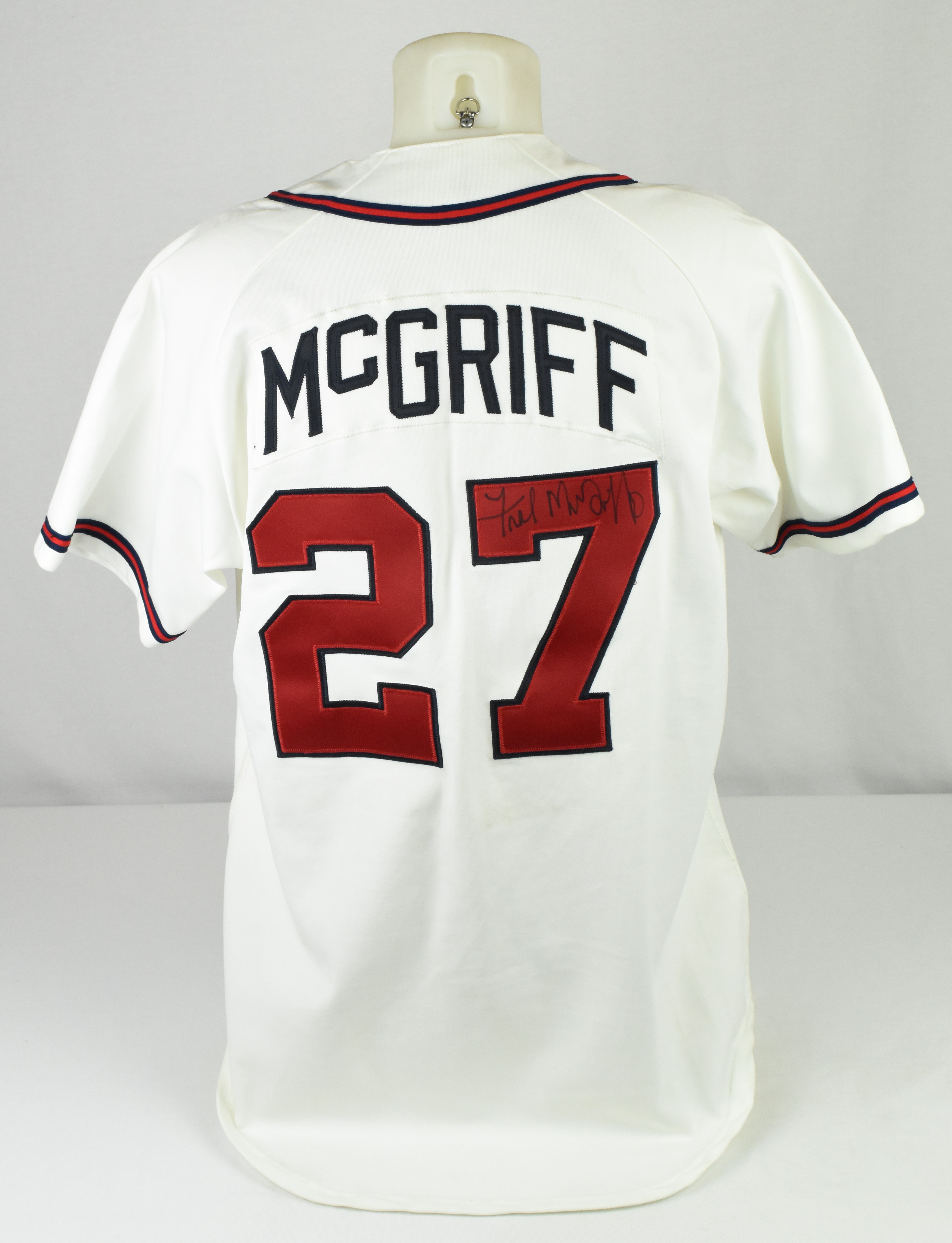 braves game worn jersey