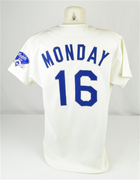 Rick Monday 1983 Los Angeles Dodgers Game Used Jersey w/Dave Miedema LOA