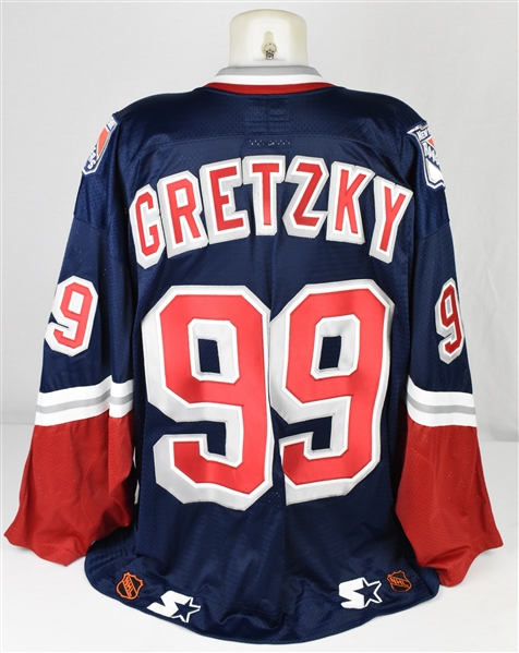 Wayne Gretzky Autographed New York Rangers Game Model Jersey UDA