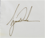 Tiger Woods Autographed Limited Edition Golf Flag UDA