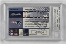 Tom Brady 2000 Leaf Limited #378 New England Patriots Rookie Card #281/350 BGS 8.5 NM-MT+