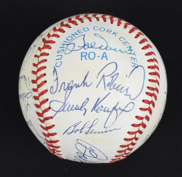 Hall of Fame Autographed Baseball w/Sandy Koufax