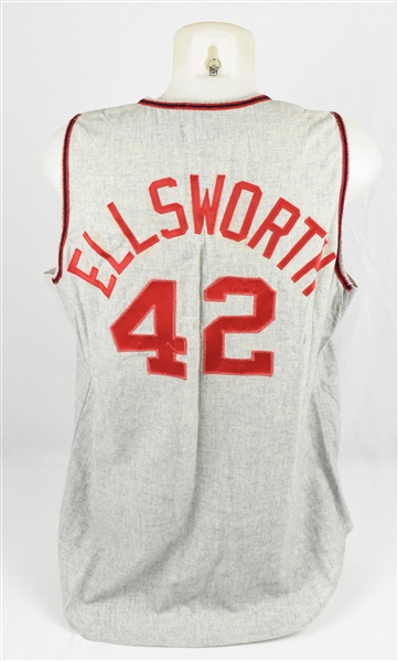 Dick Ellsworth 1969 Cleveland Indians Game Used Flannel Jersey