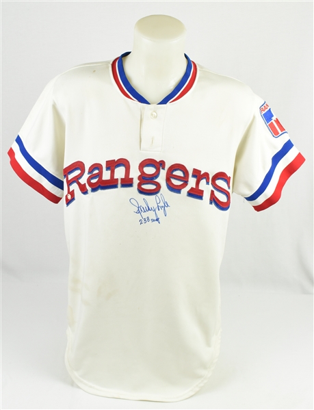 Sparky Lyle 1980 Texas Rangers Game Used Jersey w/Dave Miedema LOA
