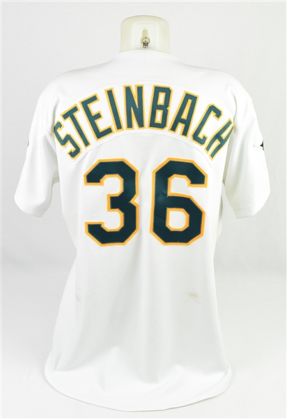 Terry Steinbach 1993 Oakland As Game Used All-Star Game Jersey w/MLB LOA