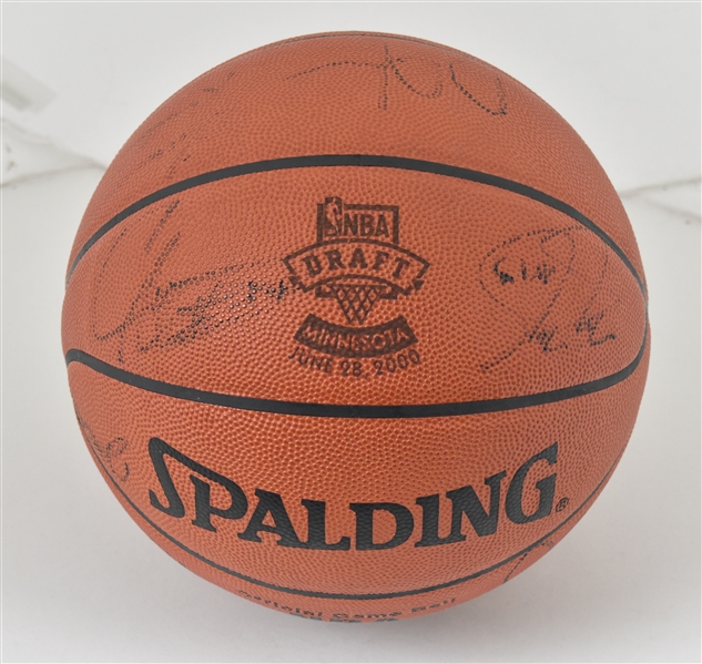 2000 NBA Draft Basketball Signed by Draftees in Attendance 