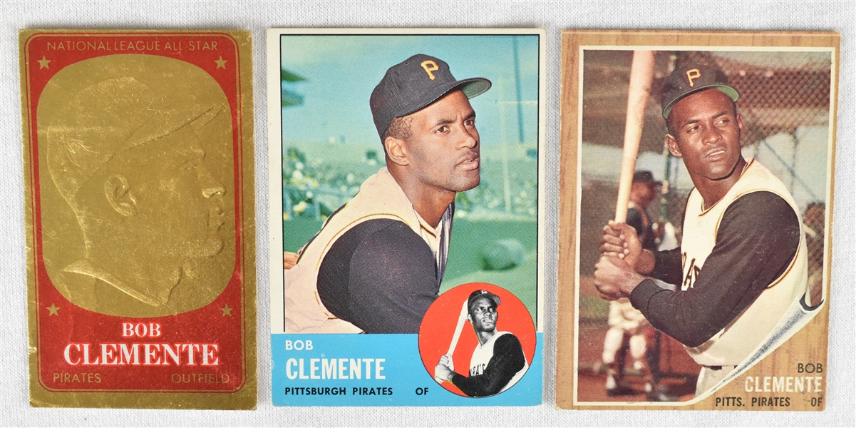 Roberto Clemente Baseball Card Lot