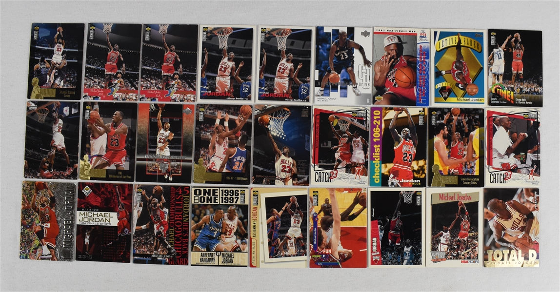 Michael Jordan 27 Card Lot