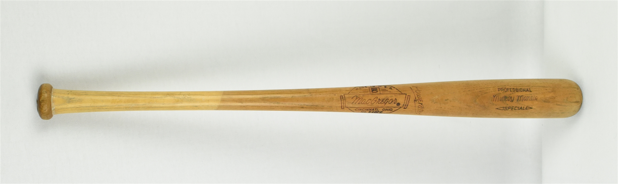 Mickey Mantle 1965-66 Professional Special Bat