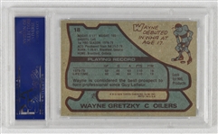 Wayne Gretzky 1979 Topps Rookie Card #18 PSA 8 NM-MT 