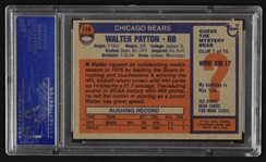 Walter Payton 1976 Topps Rookie Card #148 PSA 9 Mint