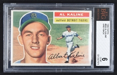 Al Kaline 1956 Topps #20 Baseball Card BGS 6 EX-MT