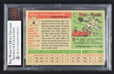 Al Kaline 1955 Topps #4 Baseball Card BGS 4 VG-EX