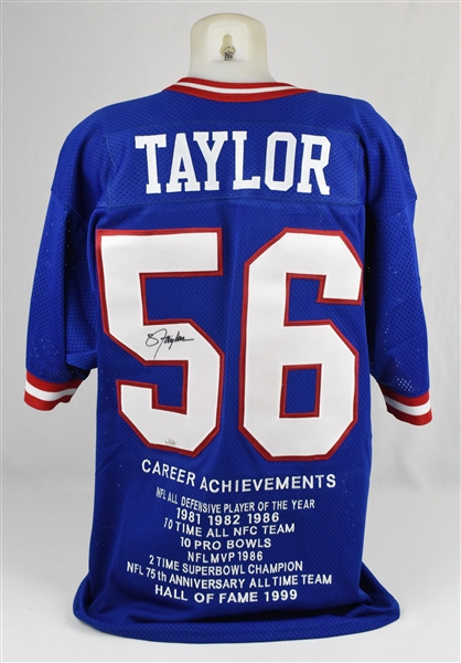 Lawrence Taylor Autographed New York Giants Jersey