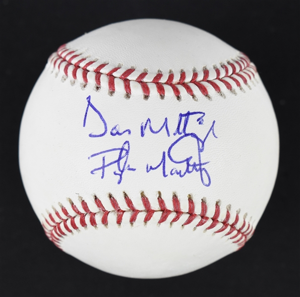 Don Mattingly & Preston Mattingly Autographed Baseball