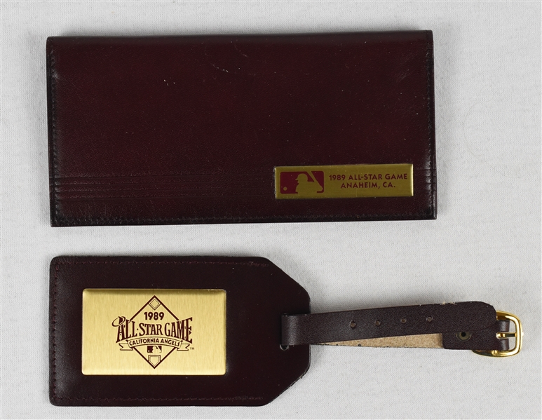 Vintage 1989 MLB All-Star Game Wallet & Luggage Tag