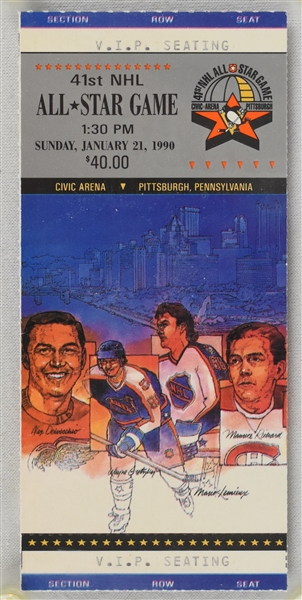 NHL 1990 All-Star Game Tickets
