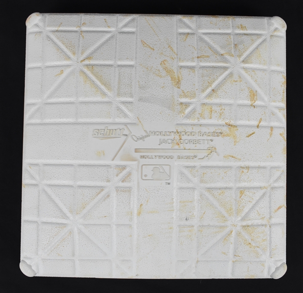 New York Yankees 2010 Game Used Post Season Base From ALDS Game 3