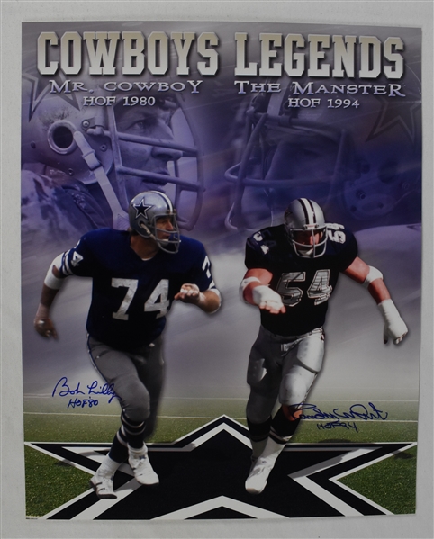 Dallas Cowboys Legends Autographed 16x20 Photo