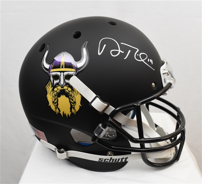 Adam Thielen Autographed Minnesota Vikings Full Size Replica Helmet