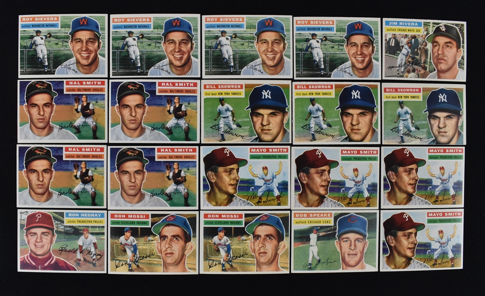 1956 Topps Baseball Lot of 20 Cards 10