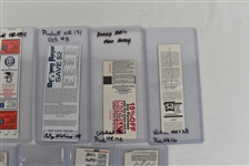 Kirby Puckett Collection of Home Run Game Tickets