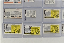 Kirby Puckett Collection of Home Run Game Tickets