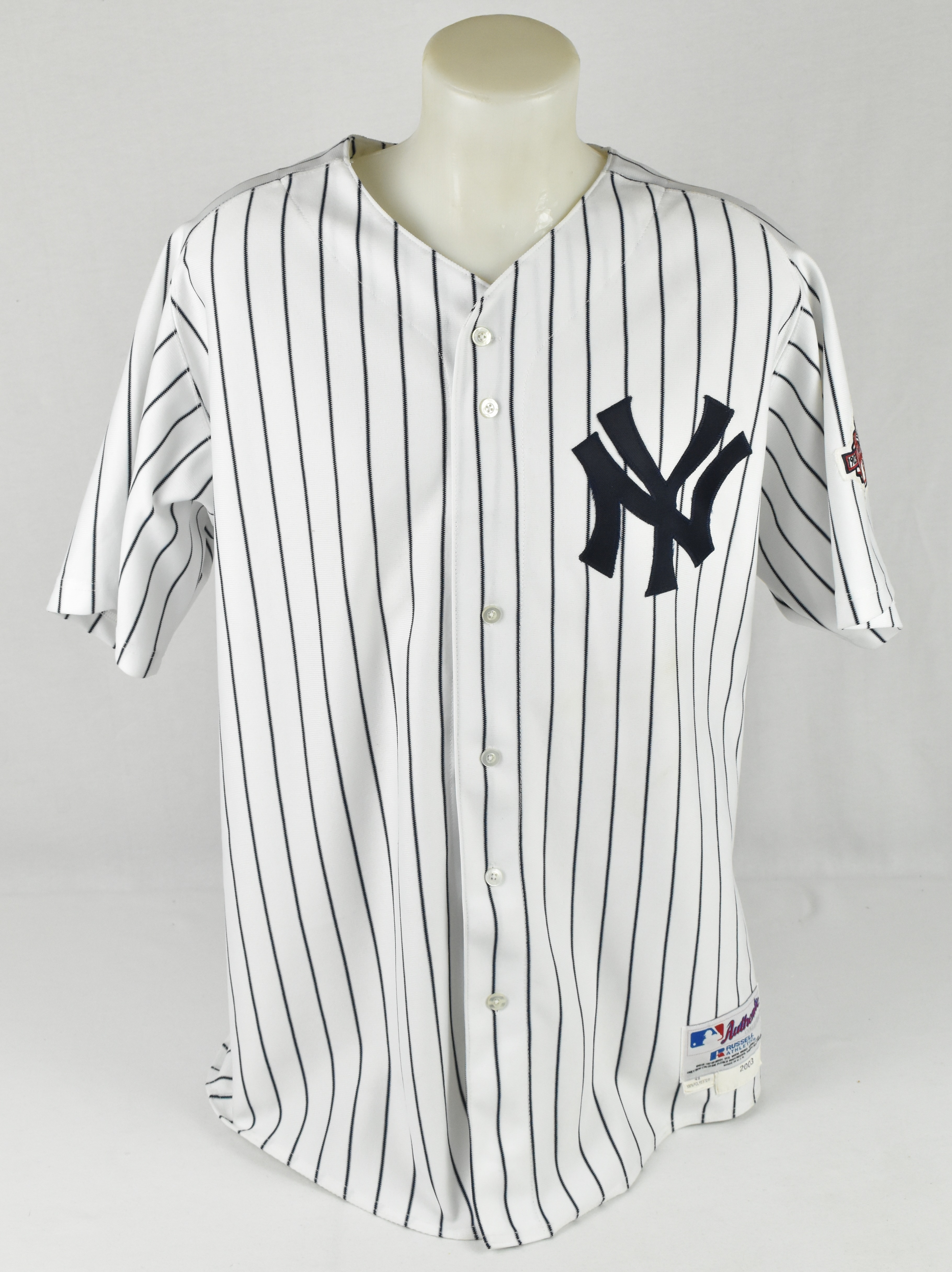 Derek Jeter #2 New York Yankees Authentic Jersey W/ 2003 100th