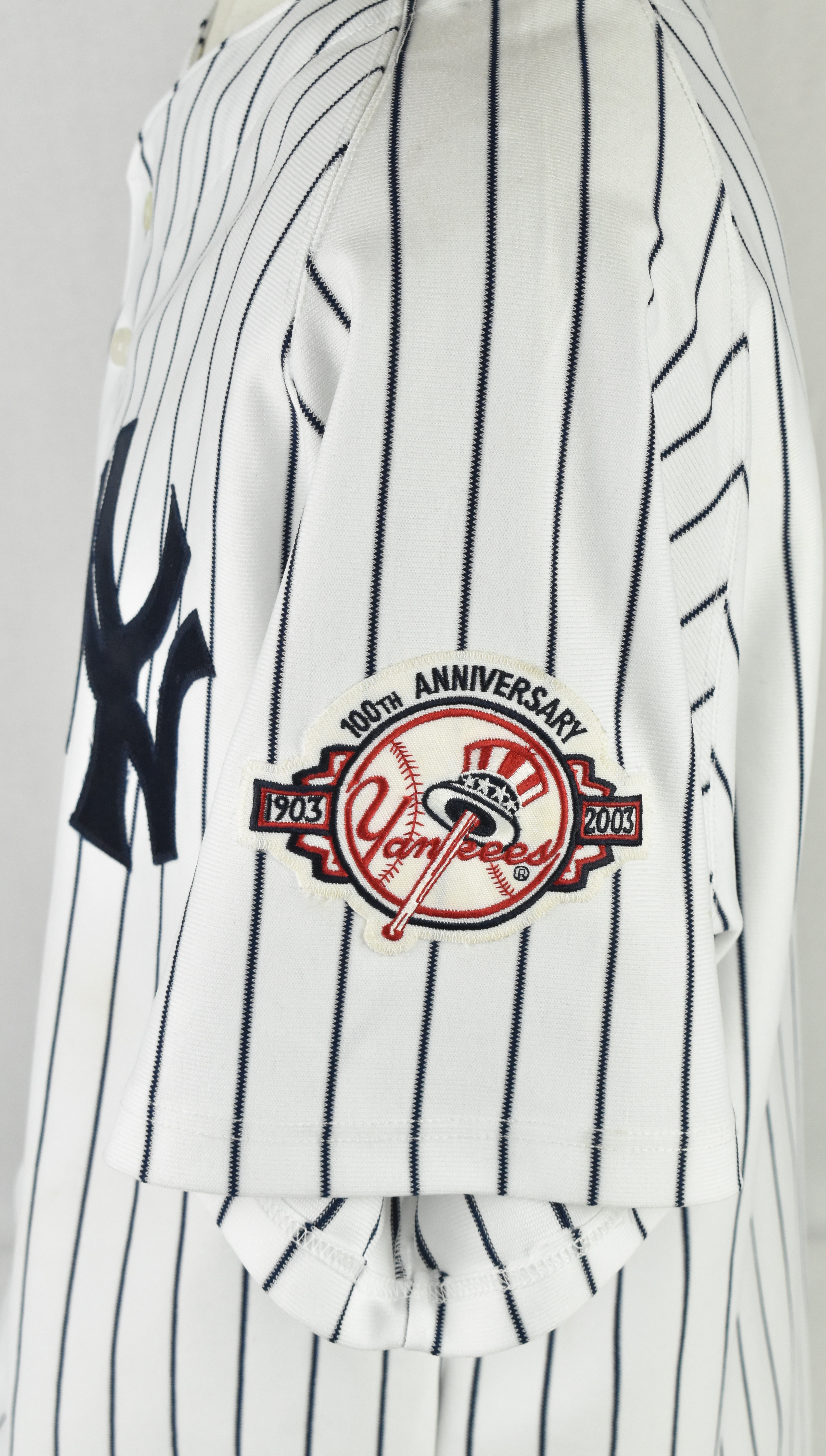 Lot Detail - Derek Jeter 2002 New York Yankees Game Used Jersey w/ Dave  Miedema LOA