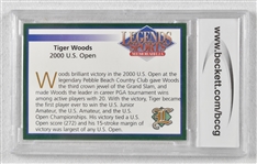 Tiger Woods 2001 Legends Card BCCG 10