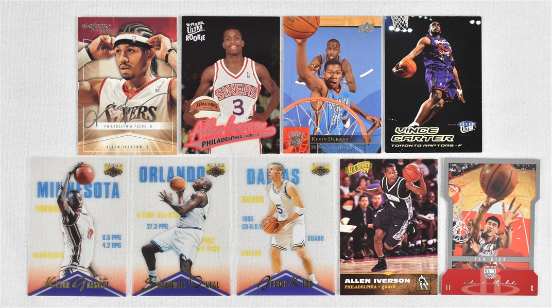 NBA Basketball Card Lot w/Allen Iverson Rookie Card